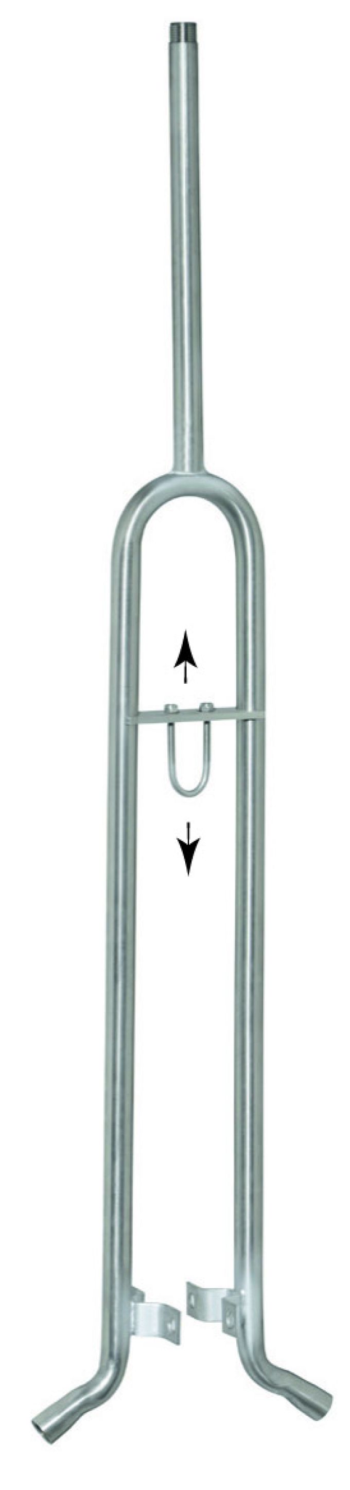 VA-Rohr 180° 68/31cm 2 Abg.IG 30°