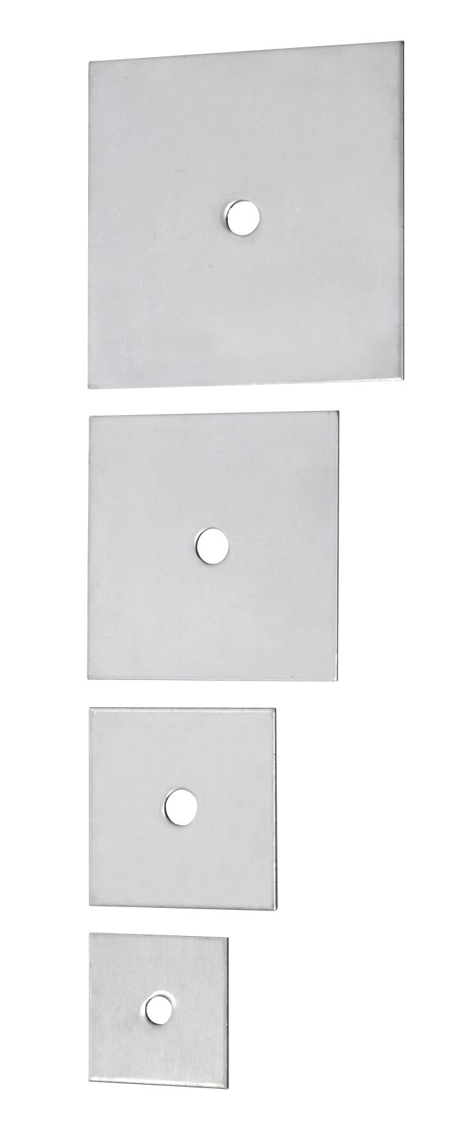 Platine de apoyo 45x45mm 2mm Inox