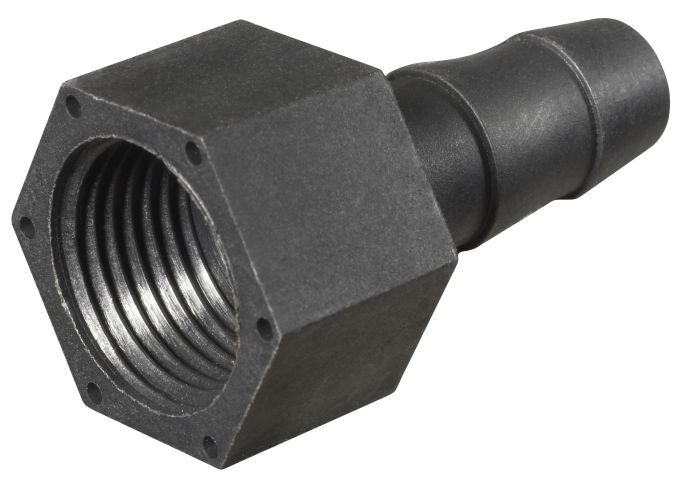 Hose barb 1/2", 1/2" female, PA66